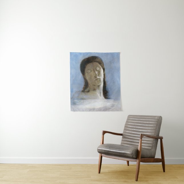 Tapete De Parede Odilon Redon, olhos fechados 1890  (In Situ)