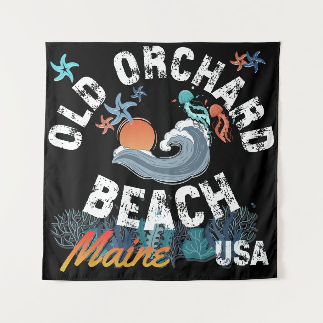 Tapete De Parede Old Orchard Beach, Maine EUA (Frente)