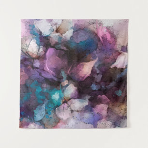 Tapete De Parede Óleo abstrato, pintura acrílica de primavera 