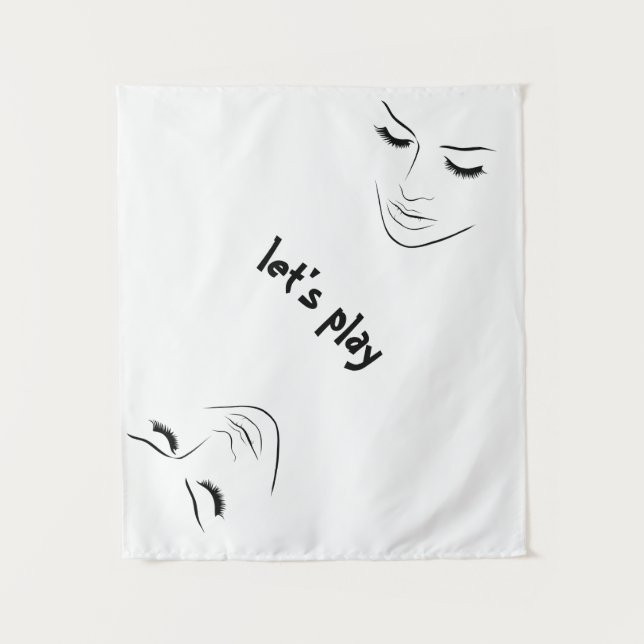 TAPETE DE PAREDE OLHA PARA A TAPESTRIA (Frente)