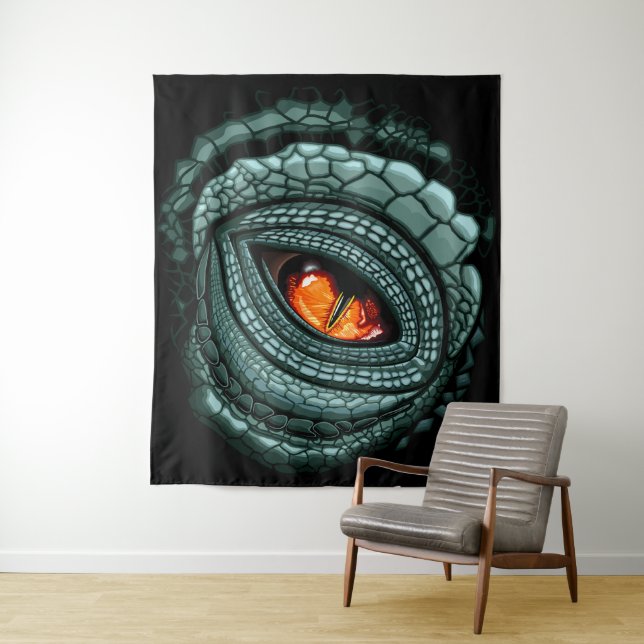 Tapete De Parede Olho de Predador Réptil Primitivo (In Situ)