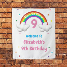 Tapete De Parede On Cloud 9! Rainbow Birthday