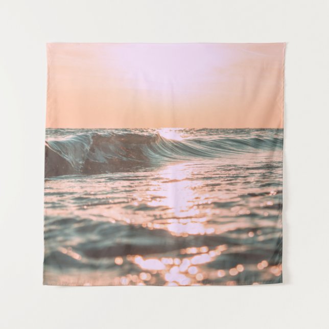 TAPETE DE PAREDE ONDAS OCEANAS (Frente)