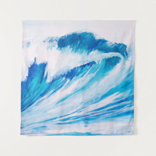 Tapete De Parede Ondas Oceânicas: Beleza Blumarine Watercolor.