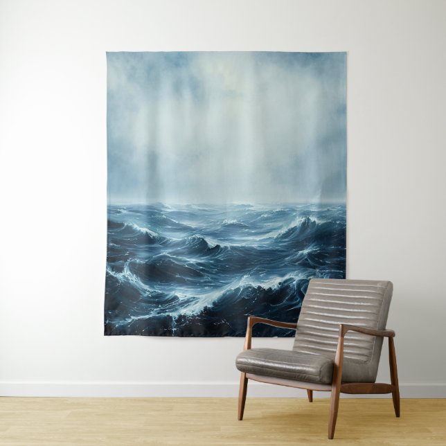 Tapete De Parede Ondas Oceânicas em Massa (In Situ)