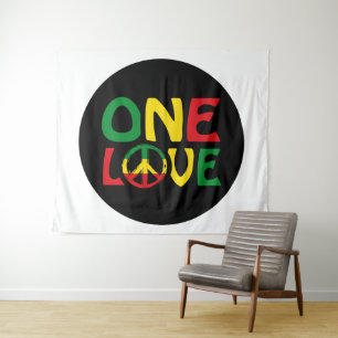 Tapete De Parede One Love, Reggae design
