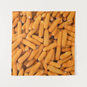 Tapete De Parede Orange Corn Cob: Colheita de Fundo Agrícola
