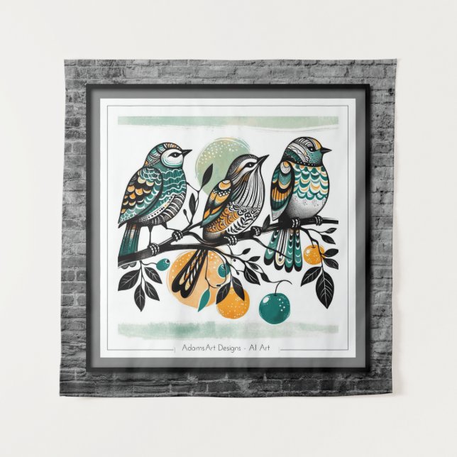 Tapete De Parede Orchard Serenade (Frente)