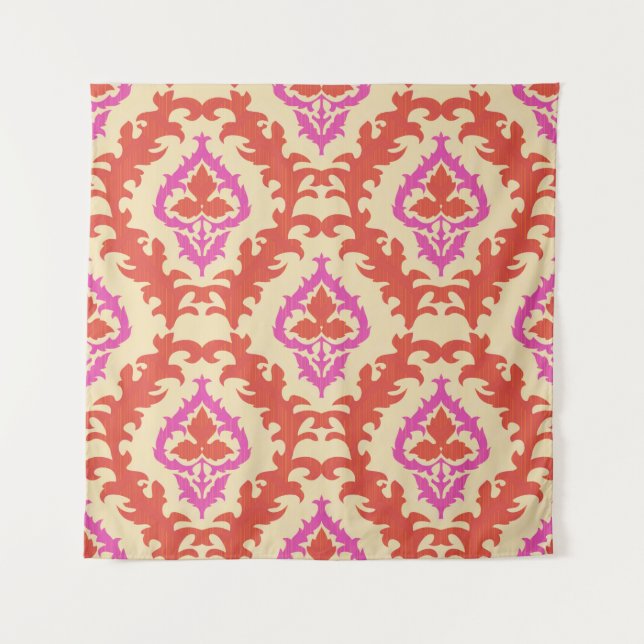 Tapete De Parede Ornamental seamless pattern with traditional Centr (Frente)
