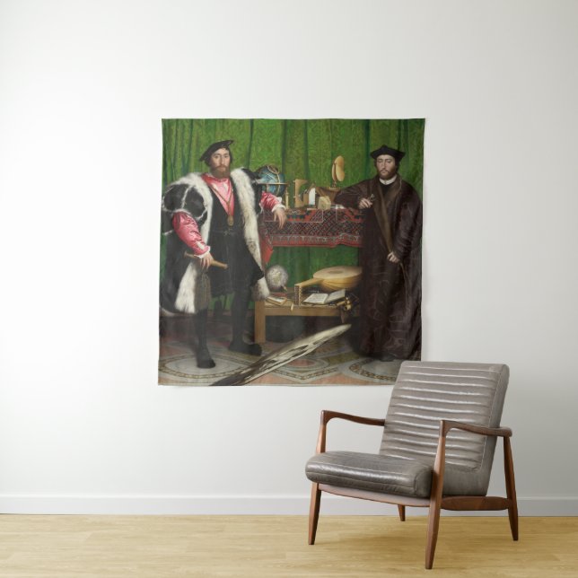 Tapete De Parede Os embaixadores, Holbein, o jovem (In Situ (Horizontal))