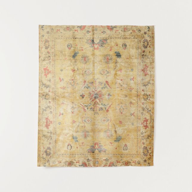 Tapete De Parede Ouro Amarelo Artesanato do Século Xxi  (Frente)