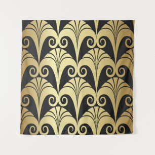 Tapete De Parede Ouro brilha textura. geomet de deco de arte Dourad