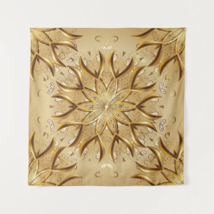 Tapete De Parede Ouro de abertura, textura de esboço oriental.