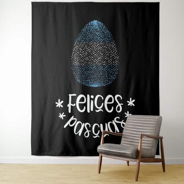 Tapete De Parede Ovos de felz pascoa e Páscoa com bandeira argentin (In Situ)