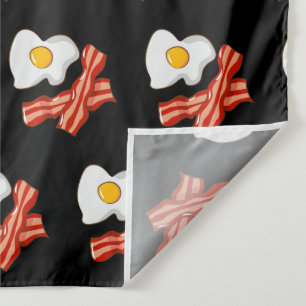 Tapete De Parede Ovos Fritados Bacon Café da Manhã Amantes de Foo