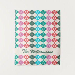 Tapete De Parede Padrão Atômico do Mod do Médio Retroativo Personal