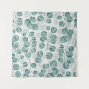 Tapete De Parede Padrão botânico uniforme com gráfico de vintagem s