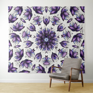Tapete De Parede Padrão caleidoscópico de Mandala Abstrato