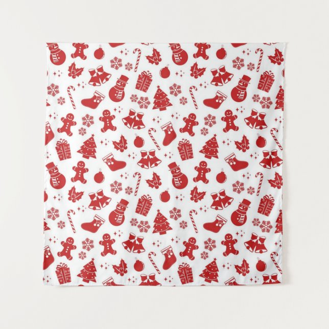 Tapete De Parede Padrão de ano novo (Frente)