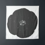 Tapete De Parede Padrão de Arte Floral Retrópica em Preto e Branco<br><div class="desc">Faça uma declaração ousada em seu espaço com esta tapeçaria minimalista em preto e branco com um design surpreendente inspirado em flores. Perfeito para adicionar um toque moderno e artístico à decoração da sua casa, esta obra versátil funciona lindamente como uma parede pendurada, uma estaca ou até mesmo um pano...</div>