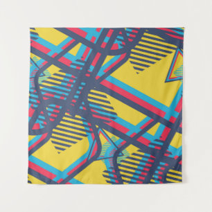 Tapete De Parede Padrão De Arte Pop Invisível. Textura de cor abstr
