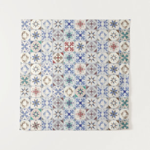 Tapete De Parede Padrão de azulejos cerâmicos