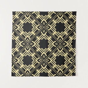 Tapete De Parede Padrão de azulejos modernos. Abstrato art deco se