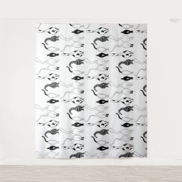 Tapete De Parede Padrão de Bumbuns de Cat