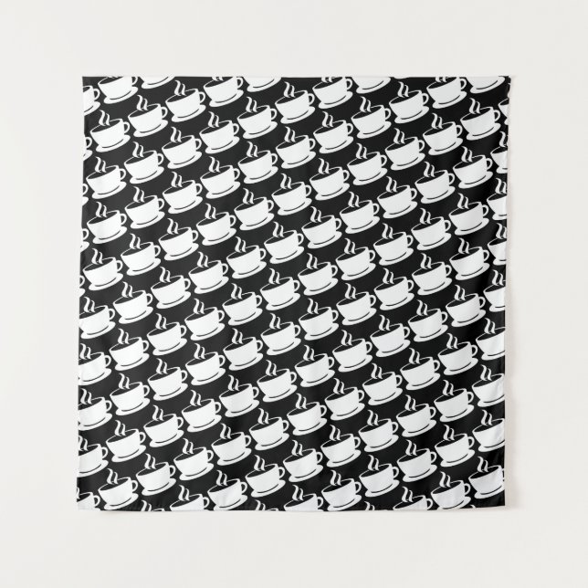 Tapete De Parede Padrão de café (Frente)