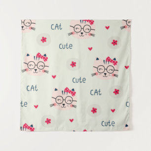 Tapete De Parede Padrão de Cat