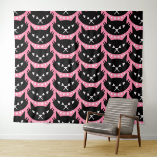 Tapete De Parede Padrão de Cat Atômica Moderno do meio século