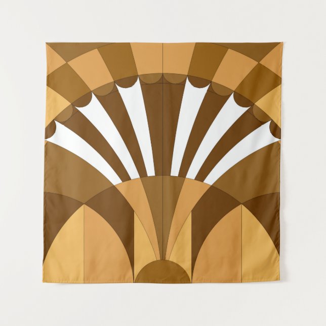 Tapete De Parede Padrão de decoração de arte de vindima (Frente)