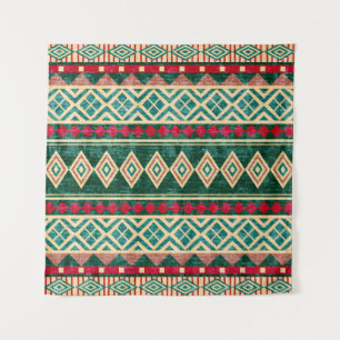 Tapete De Parede Padrão de Estilo Geométrico Africano abstrato