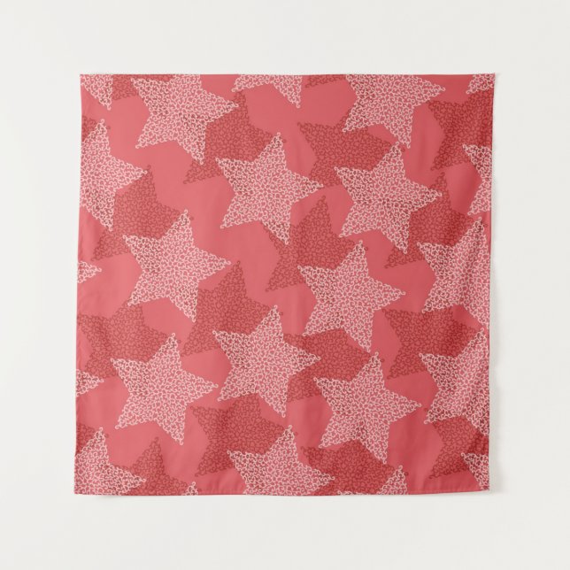 Tapete De Parede Padrão de estrelas (Frente)