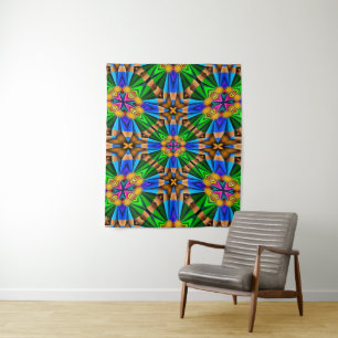 Tapete De Parede Padrão de Flores de Abstrato exclusivo