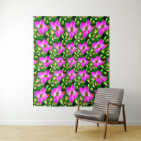 Padrão de Flores Tropicais Rosa