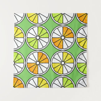 Tapete De Parede Padrão de fruta sem costura. Ilustração pintada. O