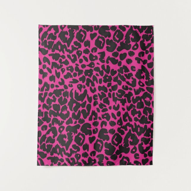 Tapete De Parede Padrão de impressão animal (Frente)