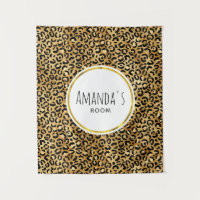 Padrão de Impressão Leopard Selvagem e Exótica