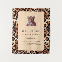 Padrão de Lã de Leopardo Luxuoso Leão Tigre Chá de