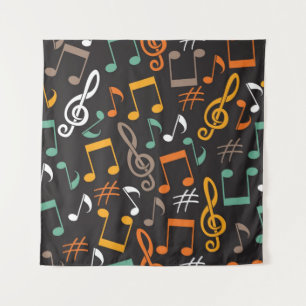 Tapete De Parede Padrão de música