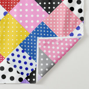 Tapete De Parede Padrão de pontos mosaicos modernos coloridos