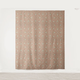Tapete De Parede Padrão de Videira Floral Pastel Vintage – Rosa Sua