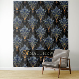 Tapete De Parede Padrão Deco de Trendy Arte Elegante de luxo
