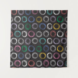 Tapete De Parede Padrão desenhado à mão com pata sem soldadura das