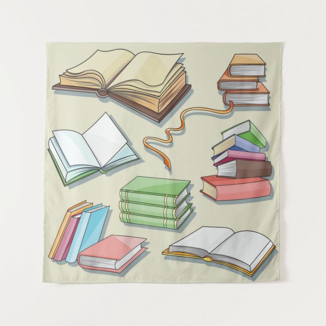 Tapete De Parede Padrão do livro (Frente)
