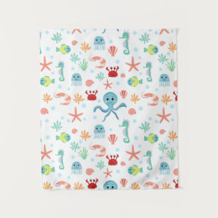 Tapete De Parede Padrão do mundo do mar