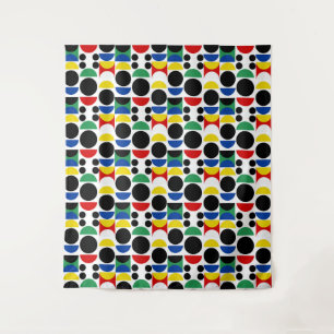 Tapete De Parede Padrão do século de Médio Bauhaus escandinavo