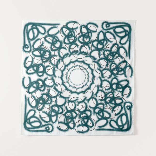 Tapete De Parede padrão dos círculos (Frente)