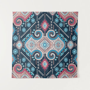Tapete De Parede Padrão étnico de vintagem mexicano tribal